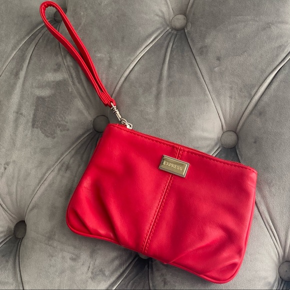Express Red Wristlet Full Zip
